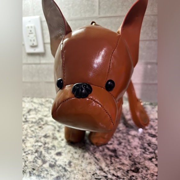 French Bulldog 🐶 Crossbody Bag – Mocha | Chic & Playful Design | New with Tags - Picture 4 of 7